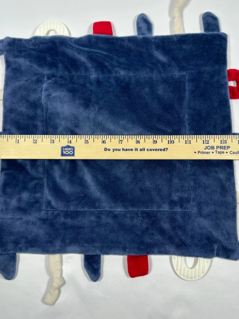 Maison Chic Multifunction Blankie Max The Puppy Red White Blue Teething Rings